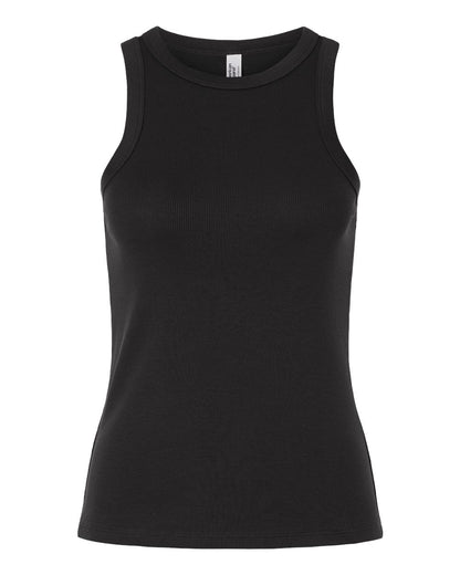 American Apparel Women's Baby Rib Tank BR2101 #color_Black