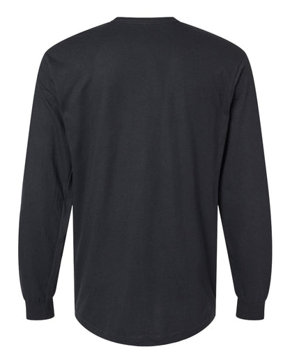 Gildan Softstyle® CVC Long Sleeve T-Shirt 67400 #color_Pitch Black