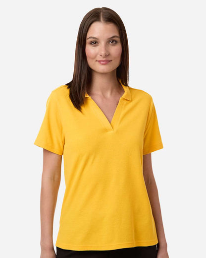 CORE365 Women's Resolve CVC Performance Pique Polo CE106W #colormdl_Campus Gold