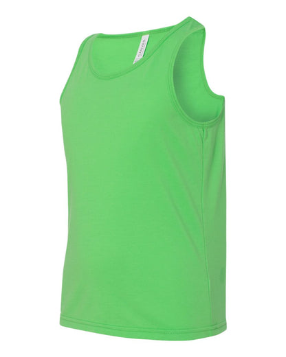 BELLA + CANVAS Youth Jersey Tank 3480Y #color_Neon Green