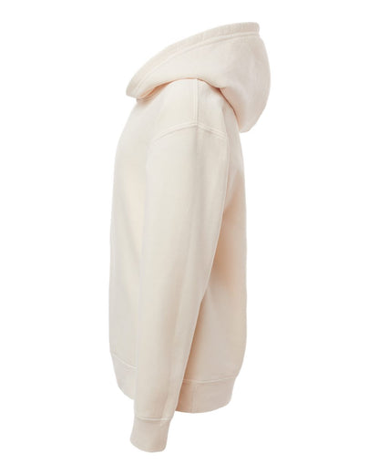 Comfort Colors Youth Garment-Dyed Lightweight Fleece Hooded Sweatshirt 1467Y #color_Ivory