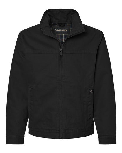 DRI DUCK Men's Maverick Boulder Cloth™ Jacket with Blanket Lining 5028 #color_Black