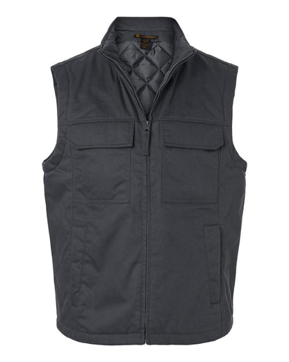 Harriton Unisex ClimaBloc® Station Vest M723 #color_Dark Charcoal