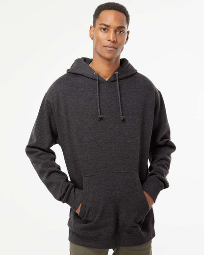 Independent Trading Co. Heavyweight Hooded Sweatshirt IND4000 #colormdl_Charcoal Heather