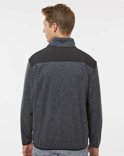 DRI DUCK Ranger Melange Fleece Pullover 7353 #colormdl_Charcoal