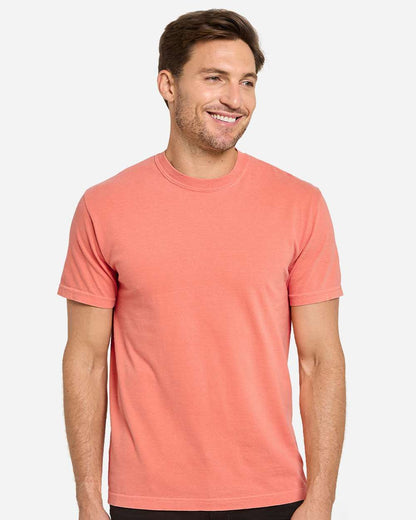 Threadfast Apparel Unisex Colors Garment-Dyed T-Shirt C1200 #colormdl_Salmon
