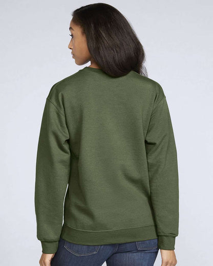 Gildan Unisex Softstyle® Midweight Crewneck Sweatshirt SF000 #colormdl_Military Green