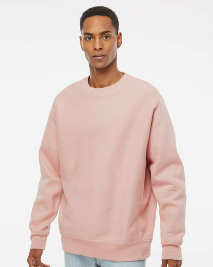 Independent Trading Co. Unisex Legend Premium Heavyweight Cross-Grain Crewneck Sweatshirt IND5000C #colormdl_Dusty Pink