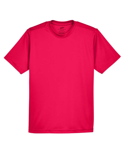 UltraClub Youth Cool & Dry Sport Performance Interlock T-shirt 8420Y #color_Red