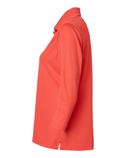 Paragon Women's Lady Palm Three-Quarter Sleeve Polo 120 #color_Melon