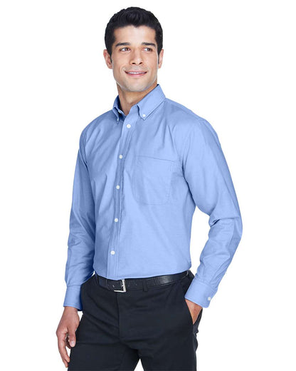 Harriton Men's Oxford Shirt M600 #colormdl_Light Blue