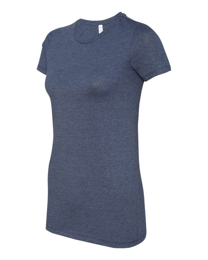 BELLA + CANVAS Women's Slim Fit Tee 6004 #color_Heather Navy