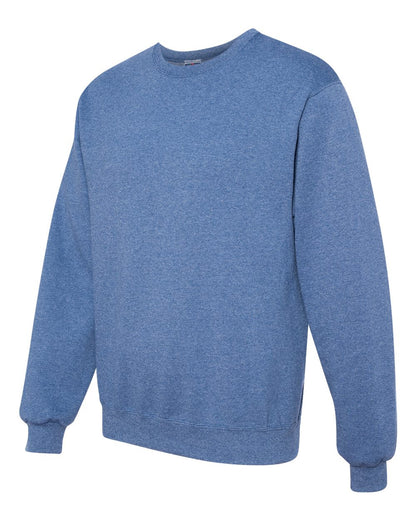JERZEES Unisex NuBlend® Crewneck Sweatshirt 562MR #color_Vintage Heather Blue