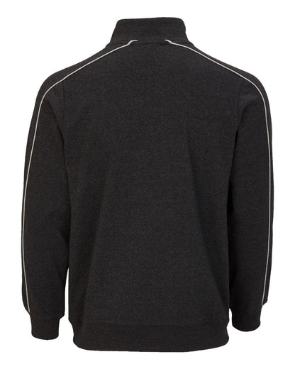 Boxercraft Men's French Terry Quarter-Zip Pullover BM5204 #color_Charcoal Heather