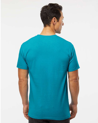 M&O Men's Gold Soft Touch T-Shirt 4800 #colormdl_Tropical Blue