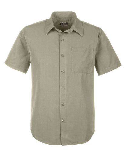 Marmot Men's Aerobora Short Sleeve Woven Shirt M14116 #color_Vetiver