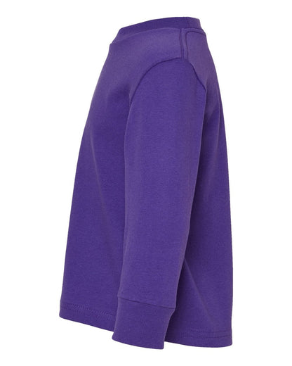 Rabbit Skins Toddler Cotton Jersey Long Sleeve Tee 3311 #color_Purple
