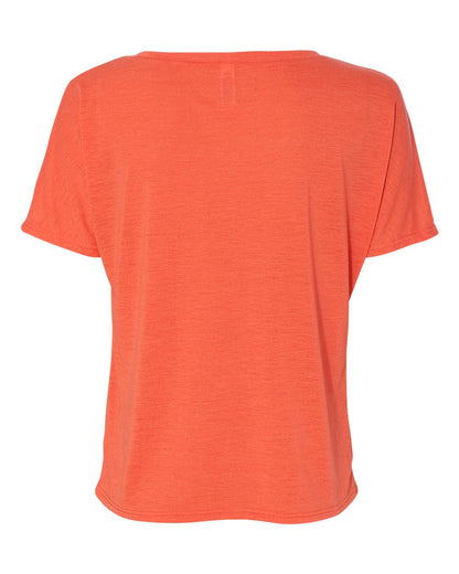 BELLA + CANVAS Women’s Slouchy V-Neck Tee 8815 #color_Coral