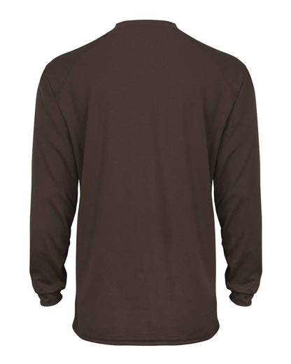 Badger B-Core Long Sleeve T-Shirt 4104 #color_Brown