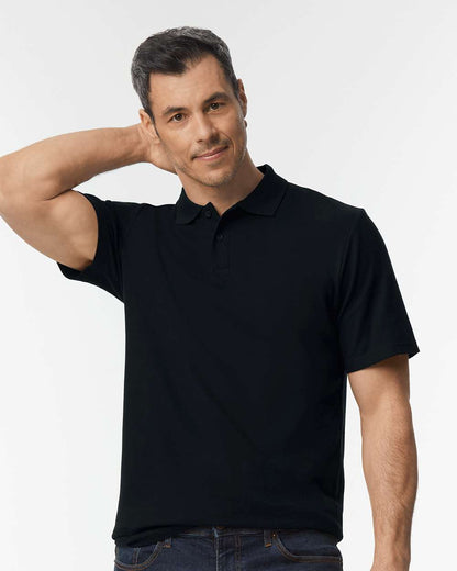 Gildan Softstyle® Adult Pique Polo 64800 #colormdl_Black