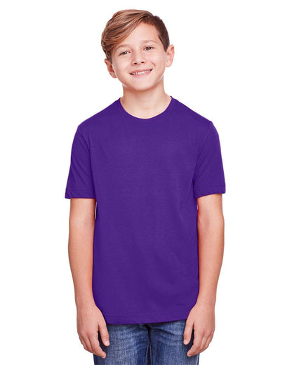 CORE365 Youth Fusion ChromaSoft™ Performance T-Shirt CE111Y #colormdl_Campus Purple