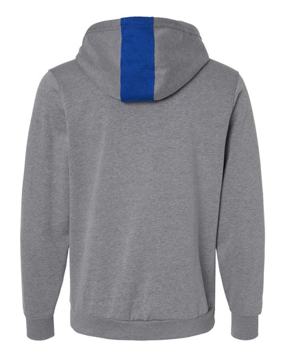 Augusta Sportswear Eco Revive™ Three-Season Triblend Fleece Hooded Sweatshirt 6865 #color_Royal/ Grey Heather