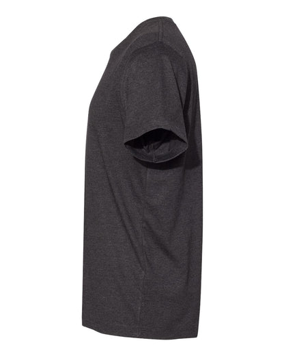Alternative Cotton Jersey CVC Go-To Tee 1070CV #color_Heather Black