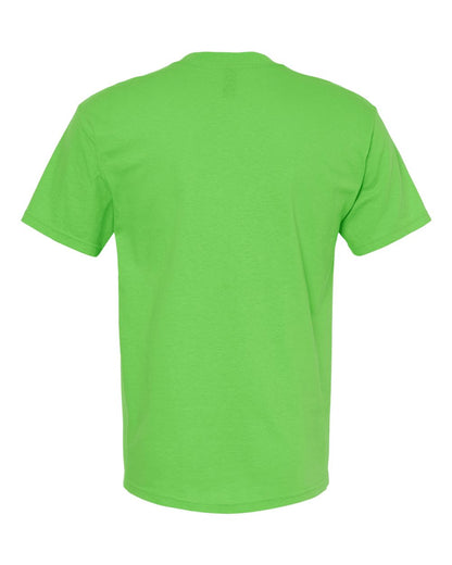M&O Men's Gold Soft Touch T-Shirt 4800 #color_Vivid Lime