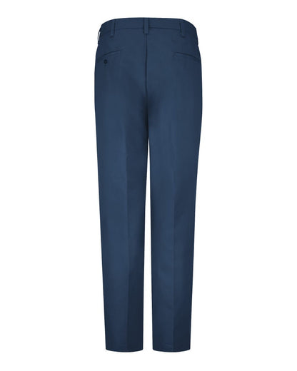 Red Kap Men's Pleated Twill Slacks PT38 #color_Navy - 36I