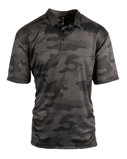 Burnside Golf Polo 0101 #color_Black Camo