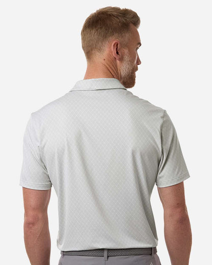 Adidas Men's 4-Way Stretch Printed Polo A716 #colormdl_White