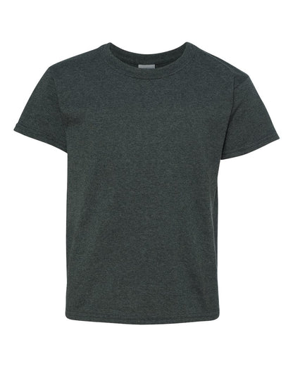 Gildan Heavy Cotton™ Youth T-Shirt 5000B #color_Dark Heather