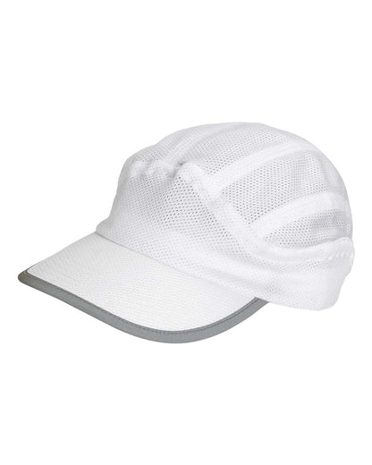 Big Accessories Mesh Runner Cap BA503 #color_White