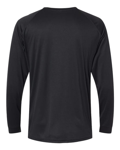 Paragon Unisex Long Islander Performance Long Sleeve T-Shirt 210 #color_Black