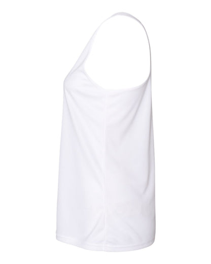 Badger Women’s B-Core Racerback Tank Top 4166 #color_White