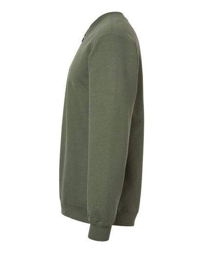 Gildan Unisex Softstyle® Midweight 1/4 Zip Sweatshirt SF008 #color_Military Green