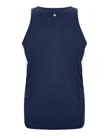 Alleson Athletic Youth Stride Singlet 2667 #color_Navy/ White