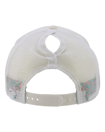 Infinity Her Women's Foam Trucker Cap ROSIE #color_Ivory/ Sherbert/ White/ Floral