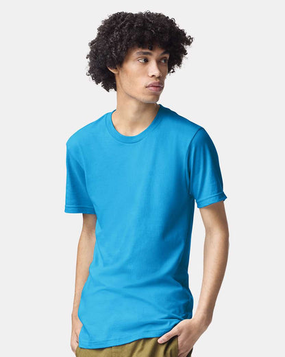 American Apparel Unisex CVC Tee 2001CVC #colormdl_Heather Teal
