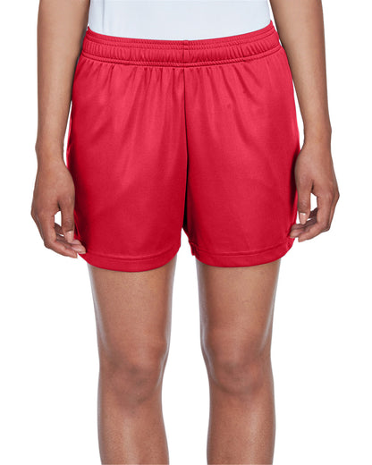 Team 365 Ladies' Zone Performance Short  TT11SHW #color_SPORT RED