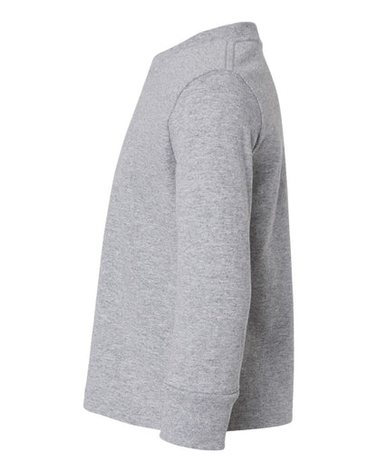Rabbit Skins Toddler Cotton Jersey Long Sleeve Tee 3311 #color_Heather