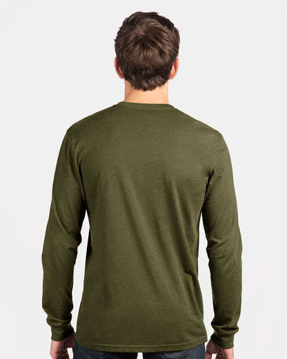 Next Level CVC Long Sleeve T-Shirt 6211 #colormdl_Military Green