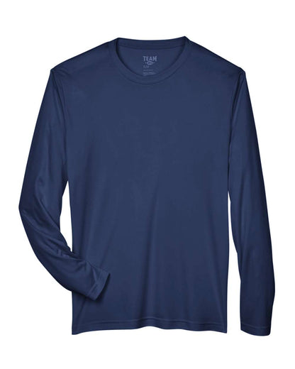 Team 365 Men's Zone Performance Long Sleeve T-Shirt TT11L #color_Sport Dark Navy