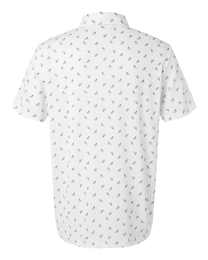 Adidas Men's Ultimate365 Mesh Print Polo A2012 #color_White/ Black