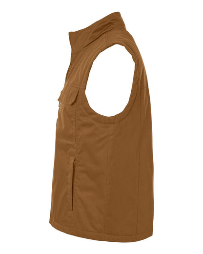 Harriton Unisex ClimaBloc® Station Vest M723 #color_Duck Brown