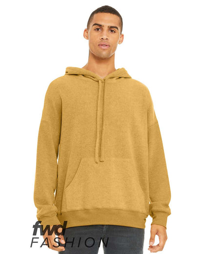 BELLA + CANVAS FWD Fashion Sueded Fleece Hoodie 3329 #color_Heather Mustard