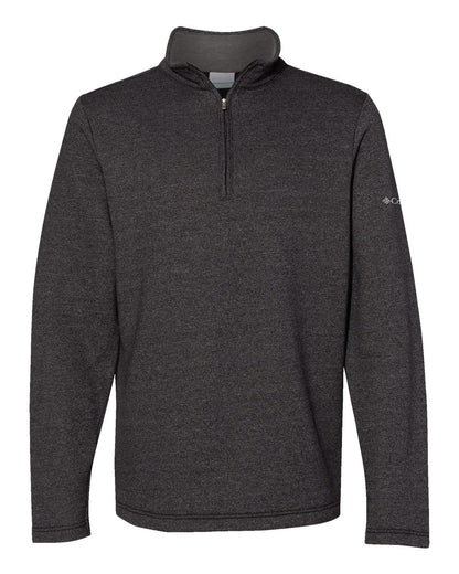 Columbia Men's Great Hart Mountain™ III Half-Zip Pullover 212487 #color_Black Heather