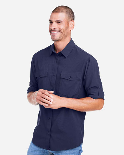 CORE365 Men's Ultra UVP® Marina Shirt CE510L #colormdl_Classic Navy