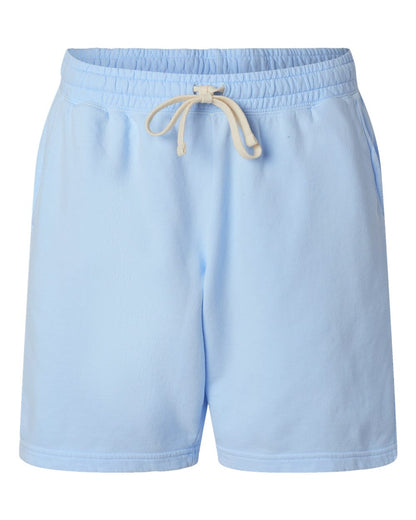 Comfort Colors Garment-Dyed Lightweight Fleece Sweat Shorts 1468 #color_Hydrangea