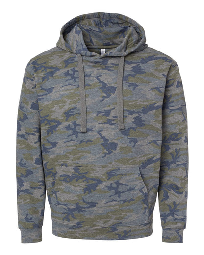 LAT Unisex Elevated Fleece Hoodie Sweatshirt 6926 #color_Vintage Camo